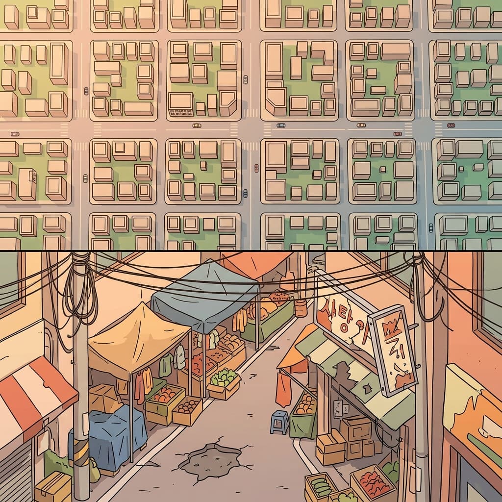 At the macro level, the city looked orderly — but up close, every street told a different story.