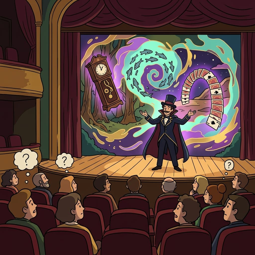 The magician created a stunning vision that challenged every decision.