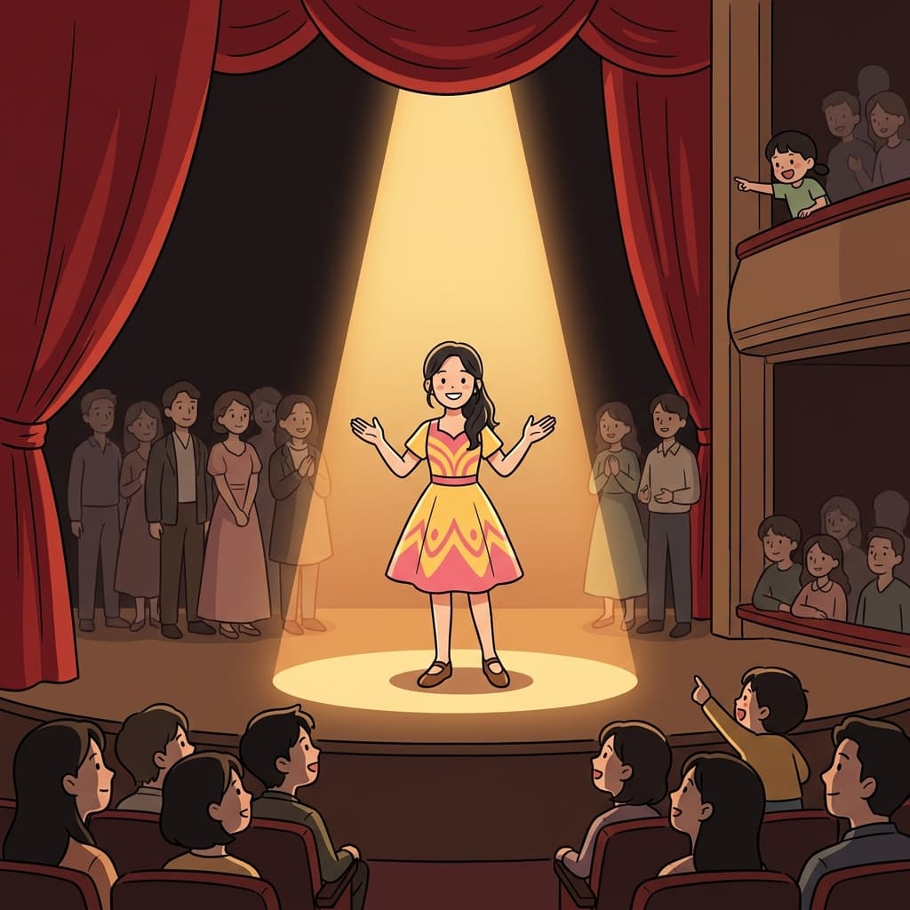 The main character steps into the spotlight as the whole story revolves around her.