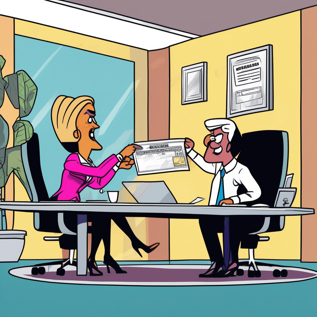 Make a payment, seal the statement, reach agreement!