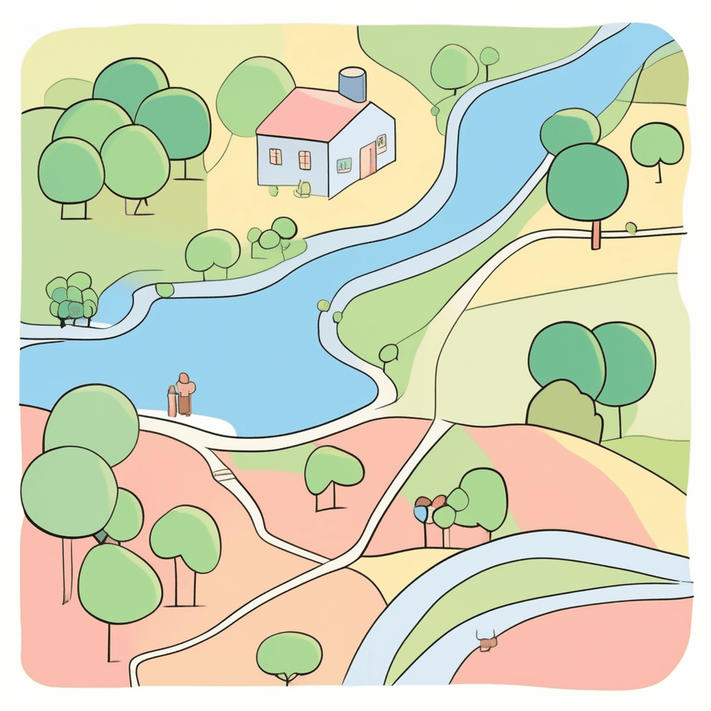 the process of making a map or diagram of something