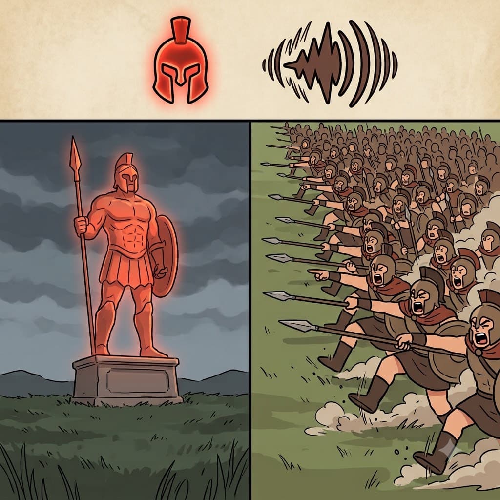 MAR(Mars) + CH(chant) — actively shouting a loud CH(chant) for the war god MAR(Mars), the fierce warriors began to march into battle.