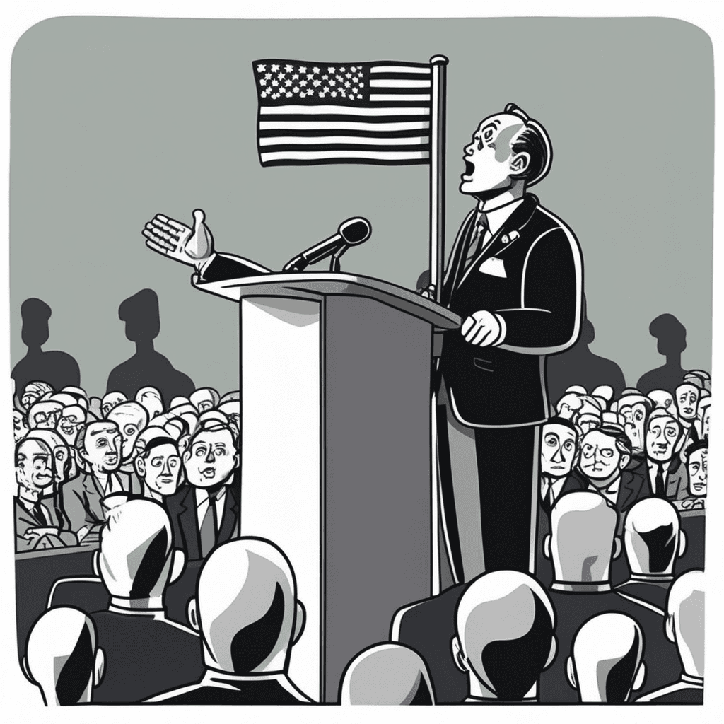 Speaking nationally, but connecting marginally, thinking rationally