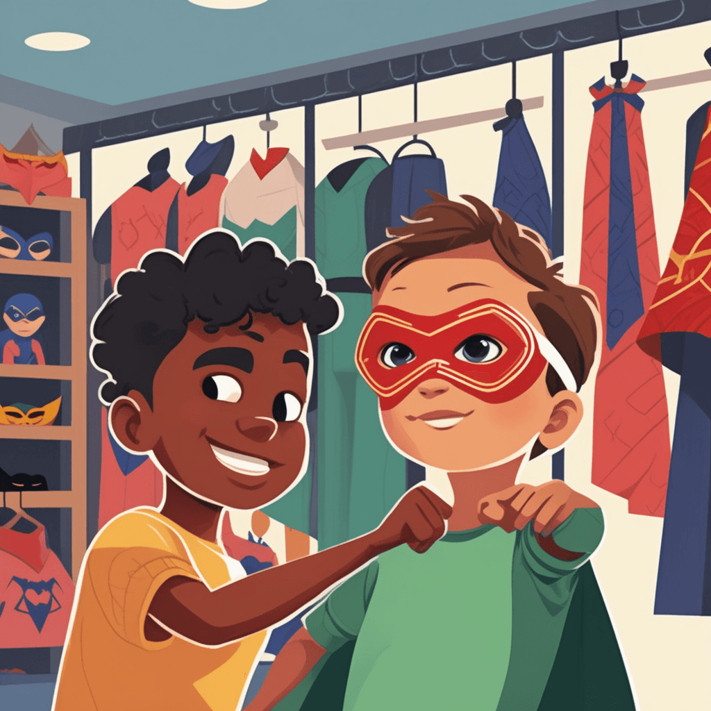 Mask conceals superhero's true identity