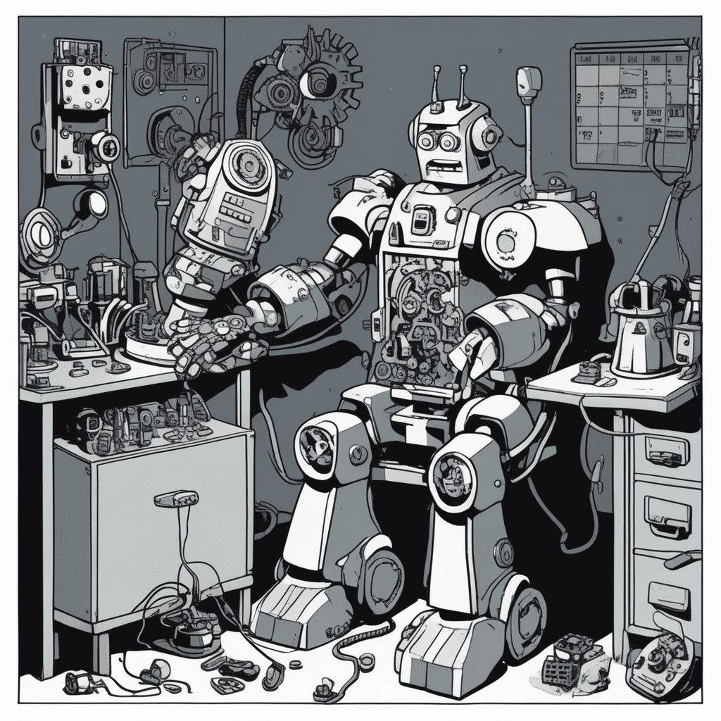Mech makes his annual call - same routine, mechanical!