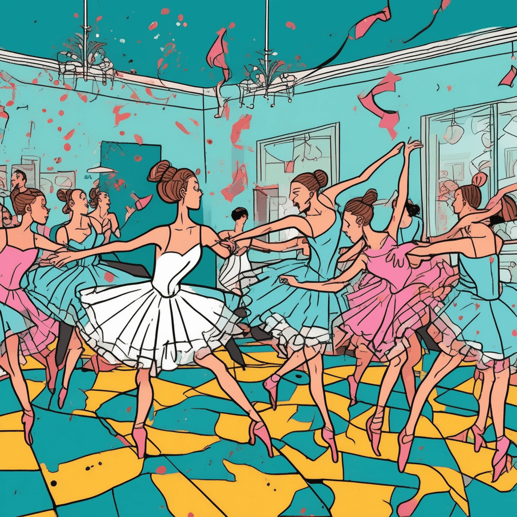 The ballet at the café turns into a melee!