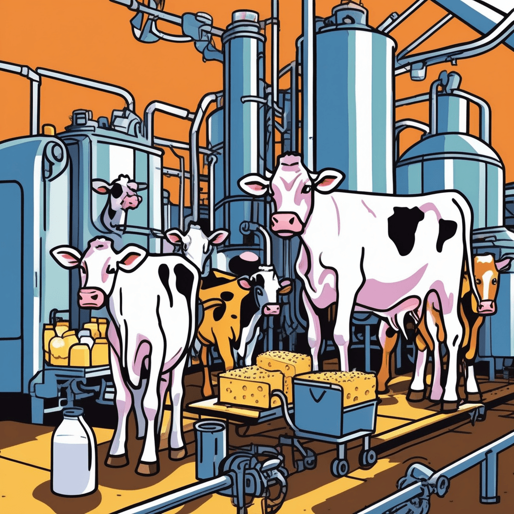 The milking machine joins the working machine and making machine!