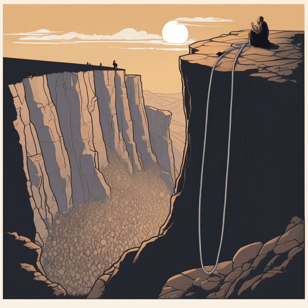 The misanthrope grips the rope of hope