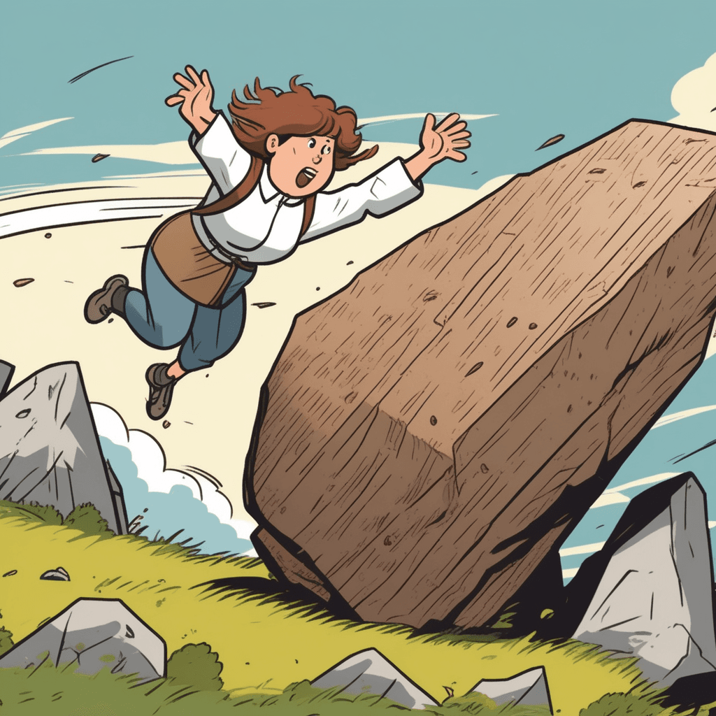 Small push creates unstoppable force