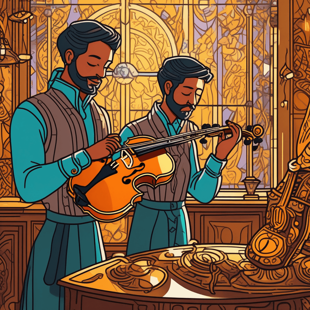 Every ornament becomes an element that makes the musical instrument complete!