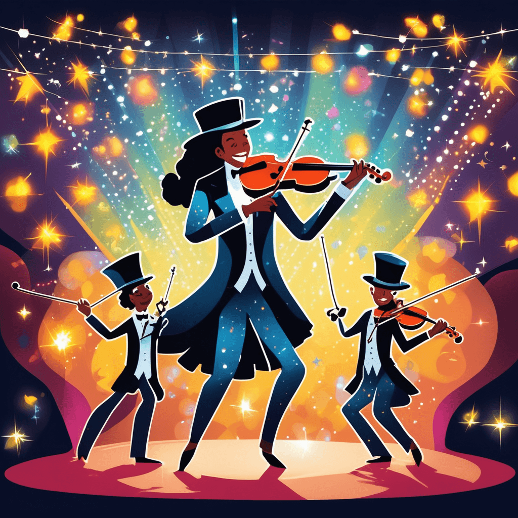 The musician, magician, and electrician create magic together!