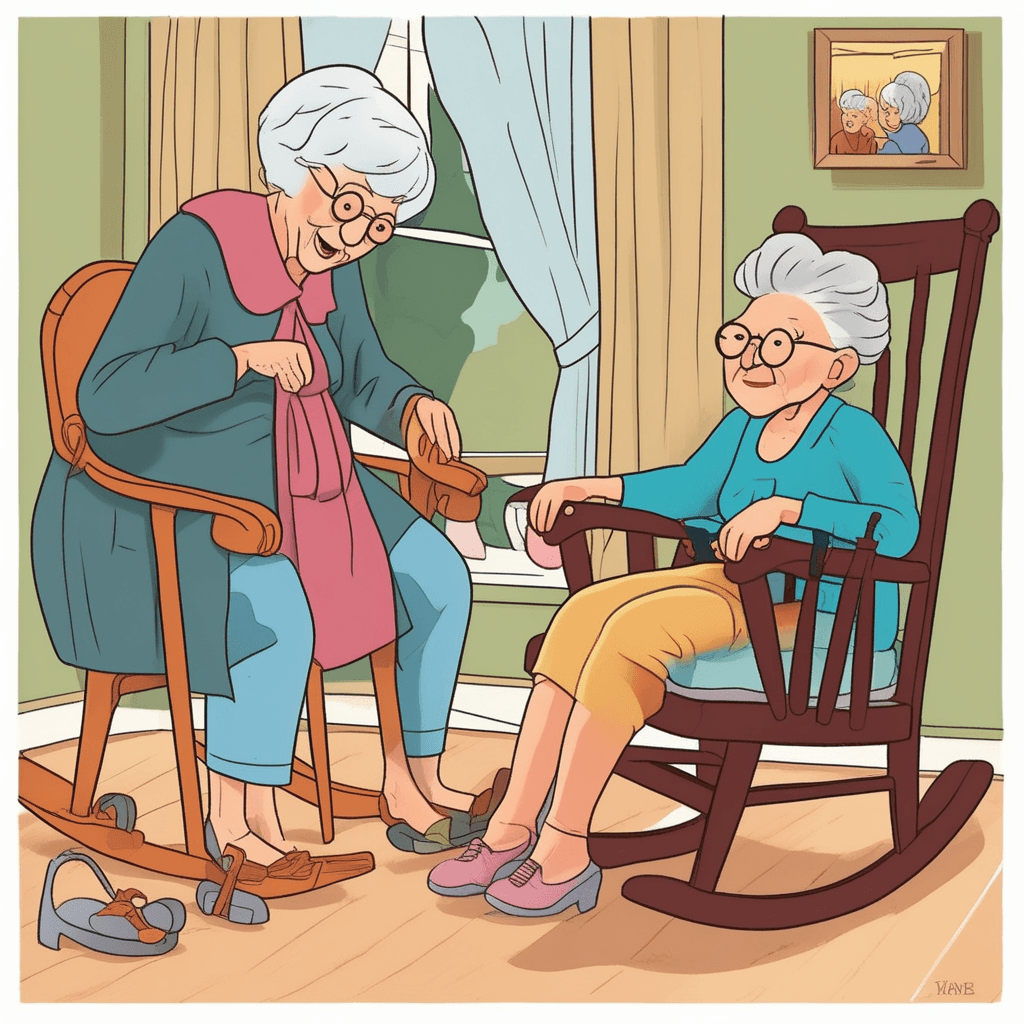 Granny watches as the nanny teaches Danny!