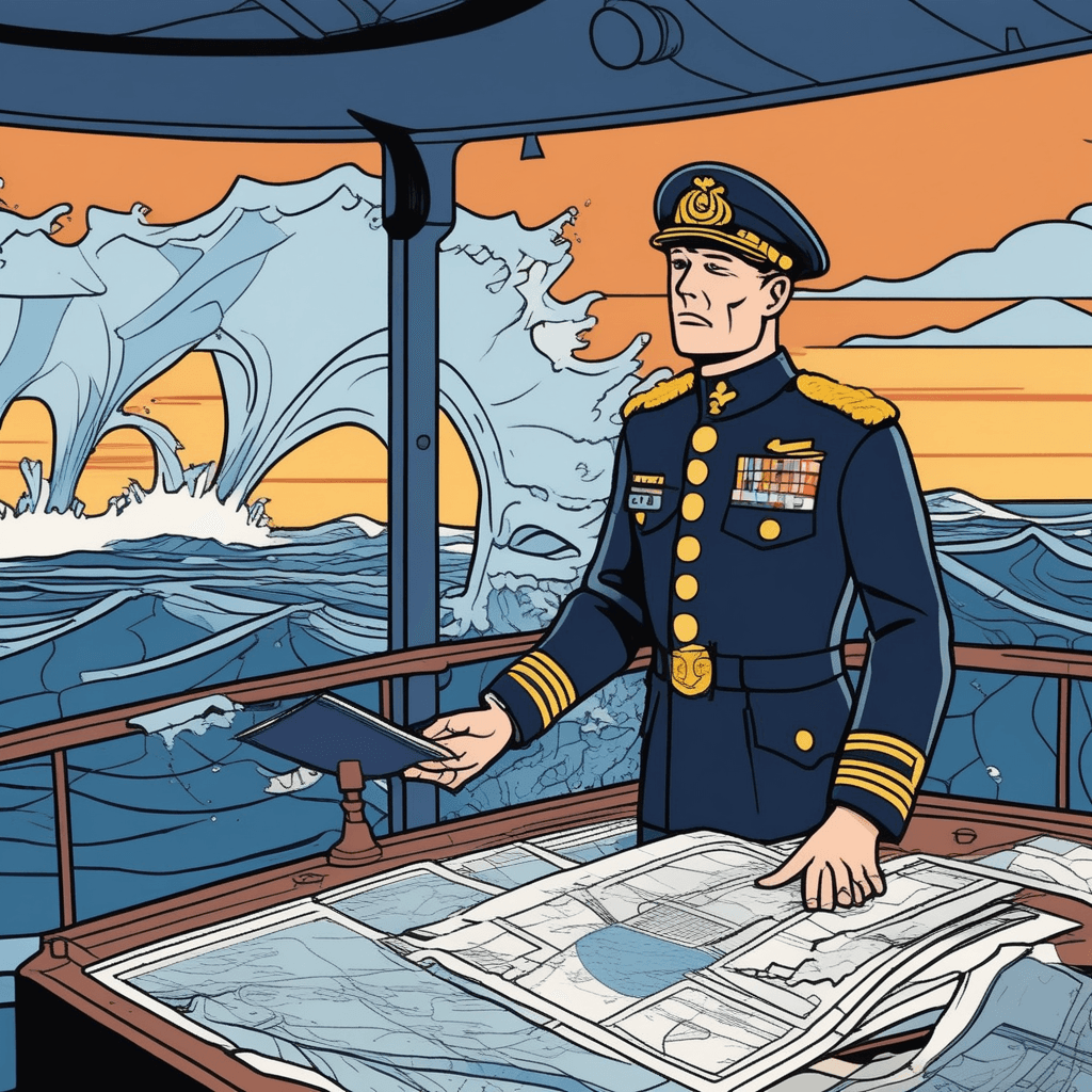 Navy intelligence flows through wavy seas!