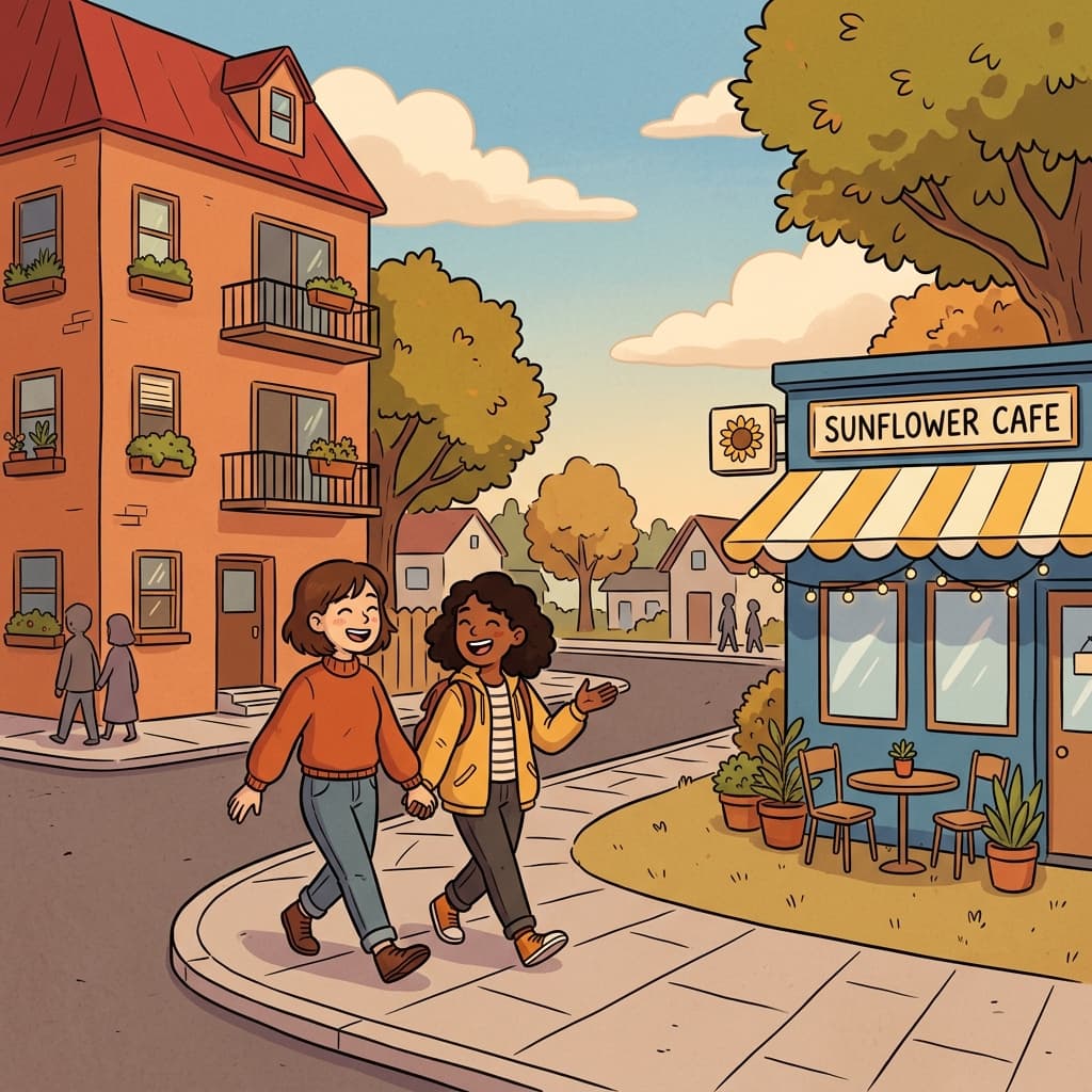 A small café nearby became their favorite meeting place.