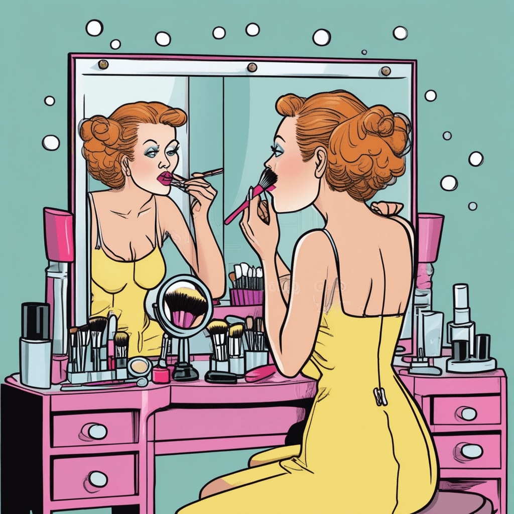 She'll nitpick with a toothpick, then nitpick her lipstick!