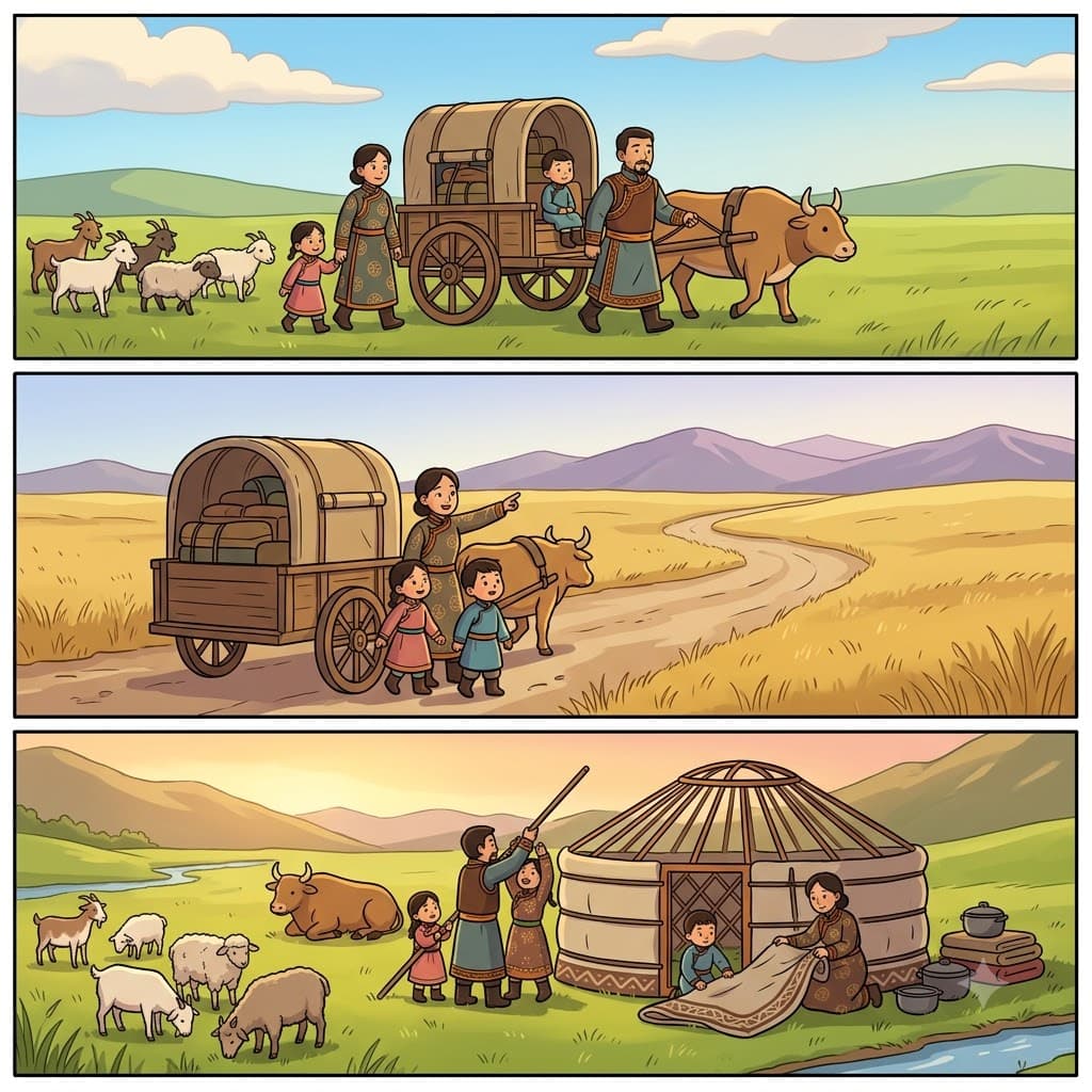 The nomad followed the long road before making a new home for the season.