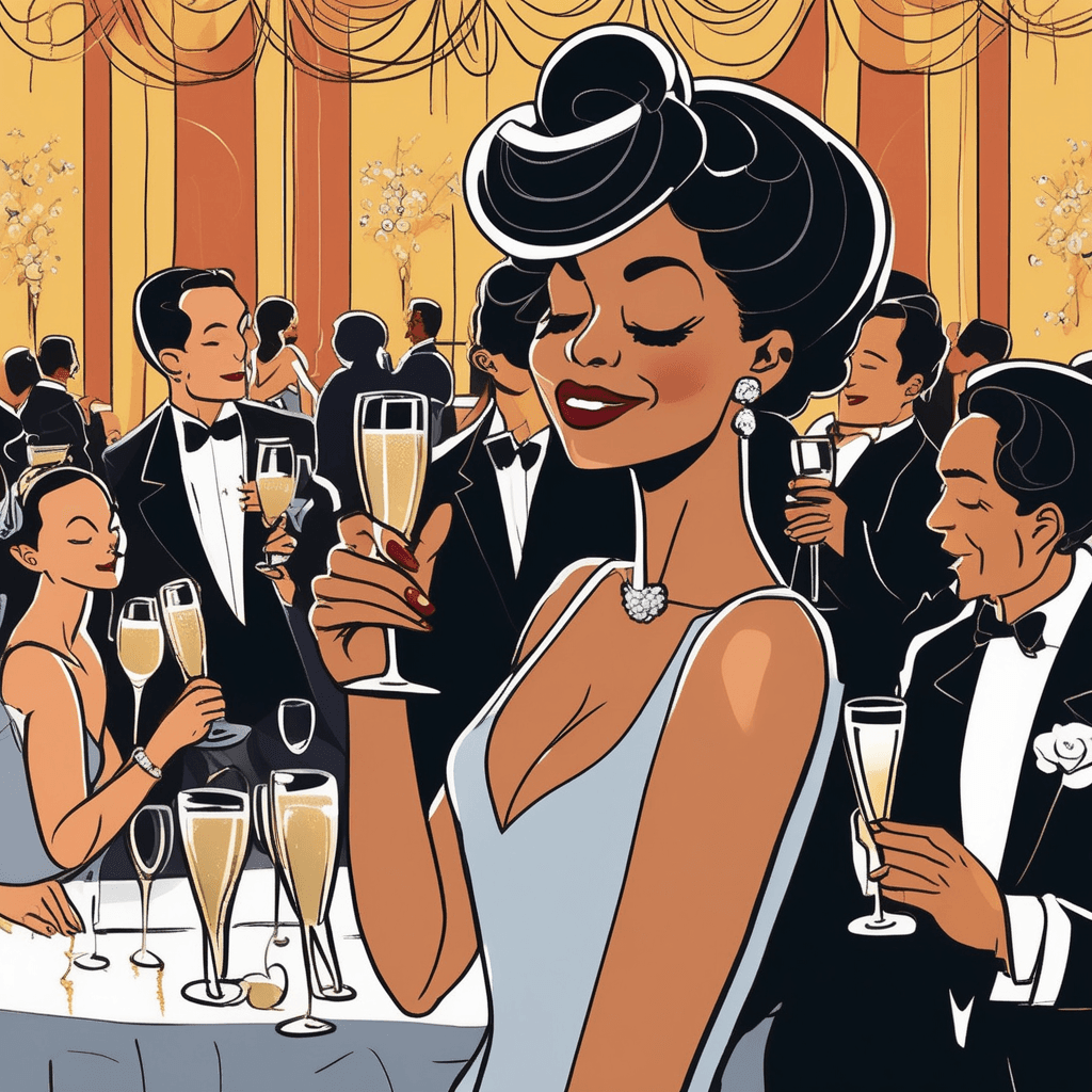 She watches the dance with nonchalance, ignoring every glance
