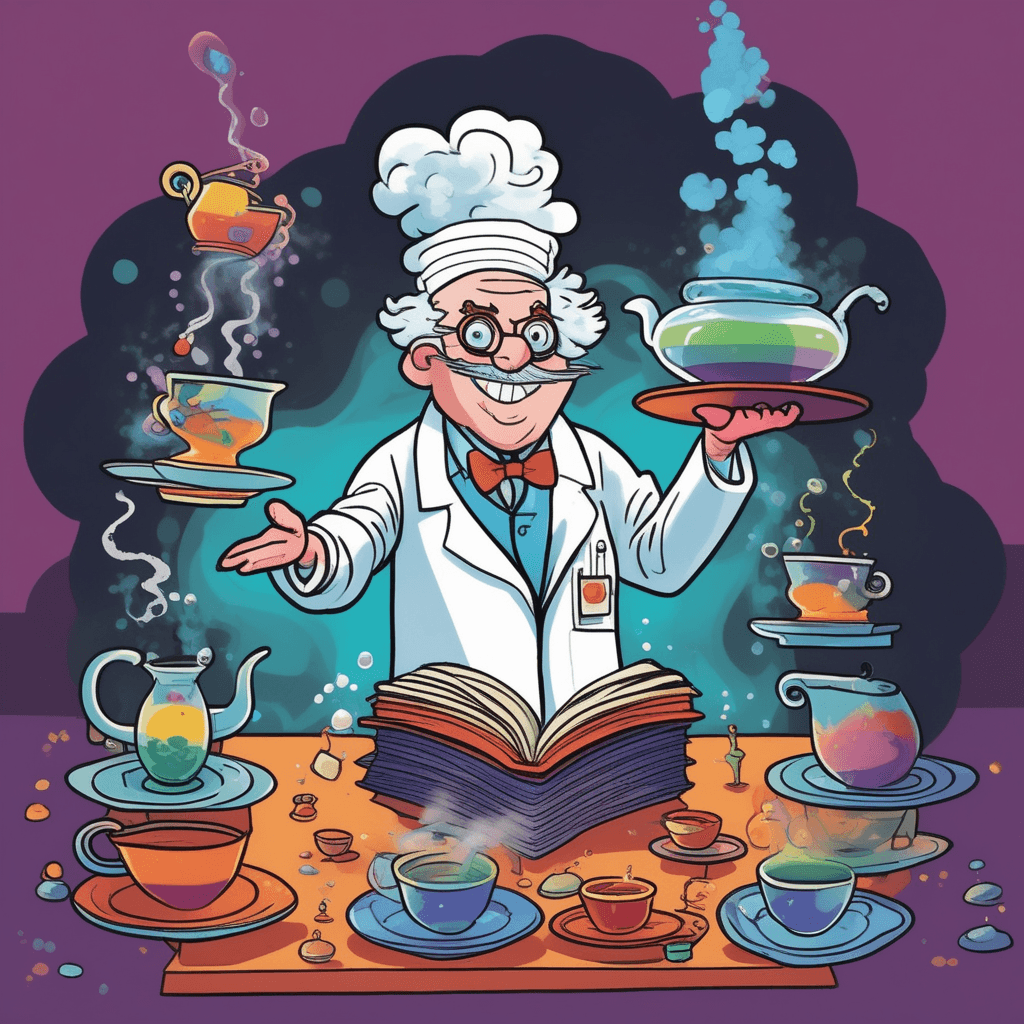 His nonsensical lab turns mystical and whimsical!