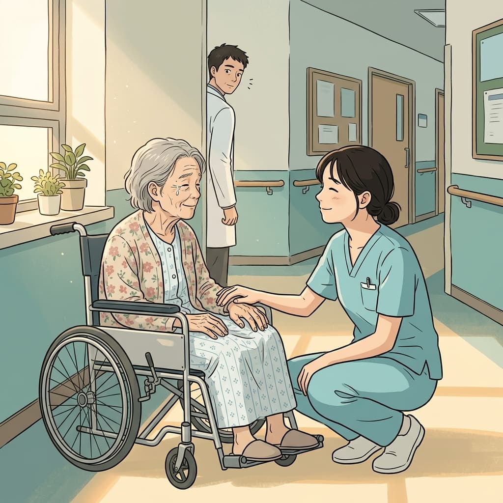 A silent nod and a warm smile — their nonverbal message spoke louder than words.