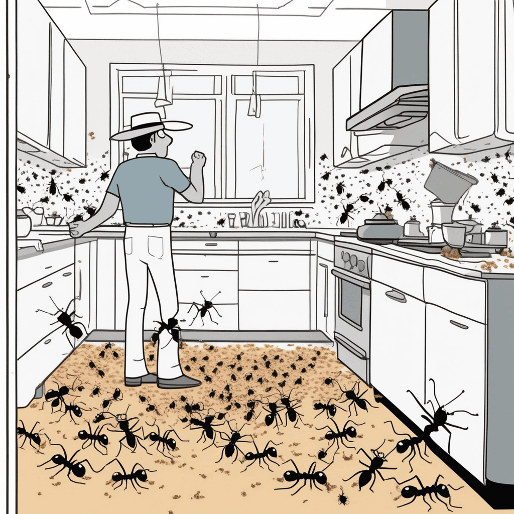 New ants invade — what a nuisance they made!