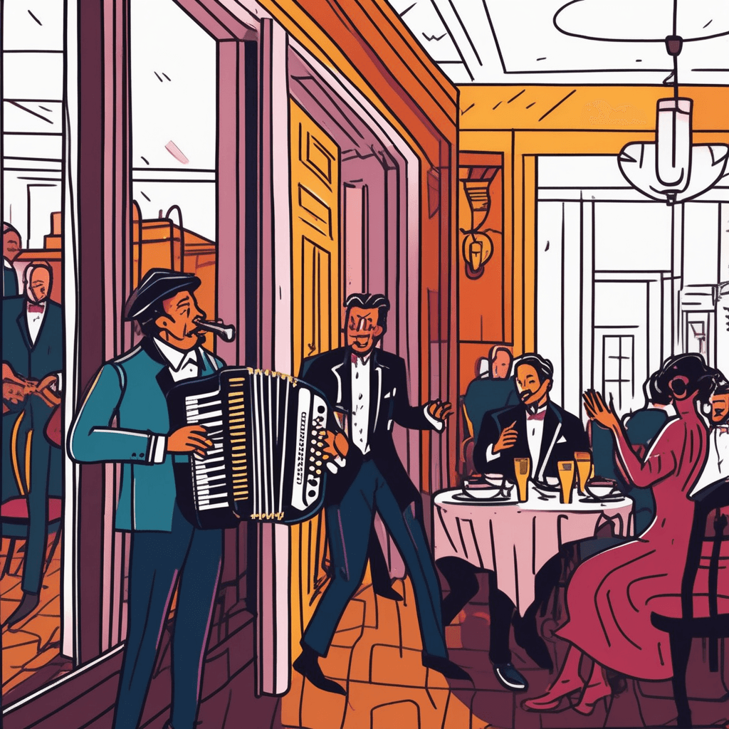 His intrusive performance crashes the exclusive dining experience!
