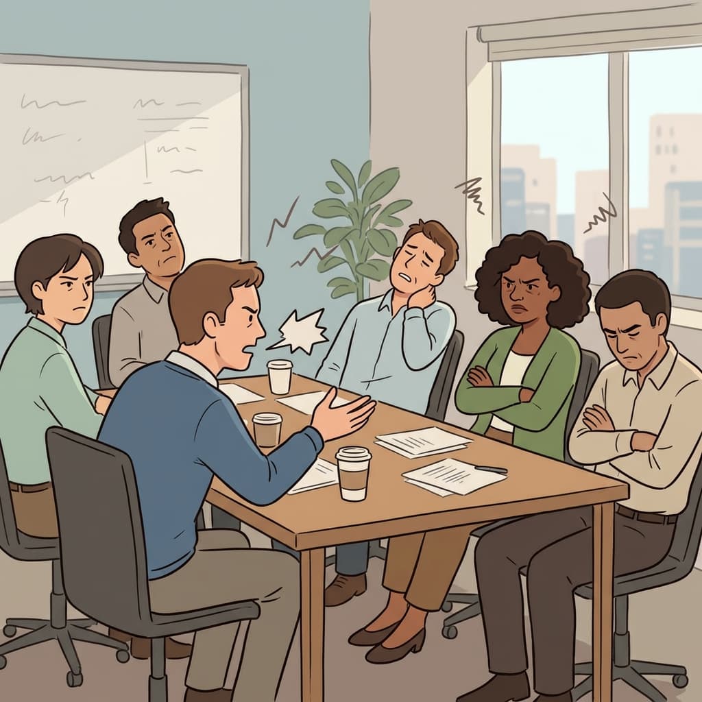 An offensive remark can make others defensive and apprehensive.