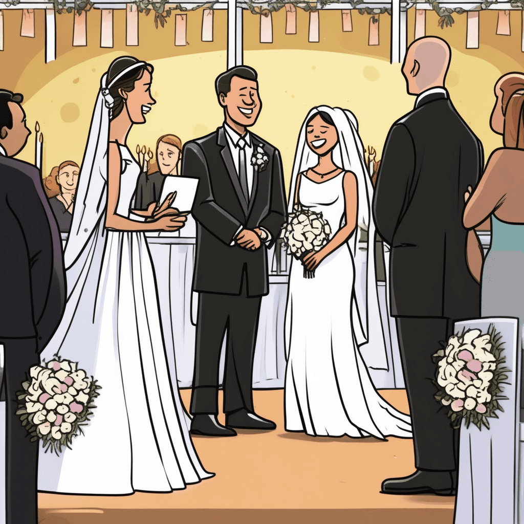 The officiant helps them appreciate while planners negotiate