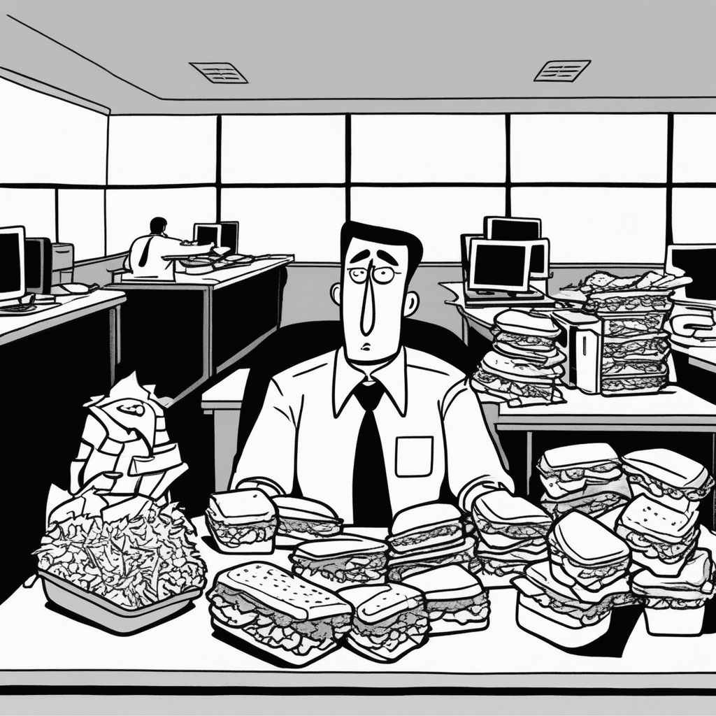 The officious boss grows suspicious, then melts when it's delicious!