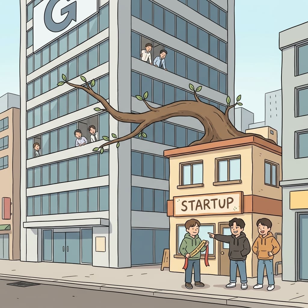 The startup is an offshoot of a giant tech company, founded by former employees.