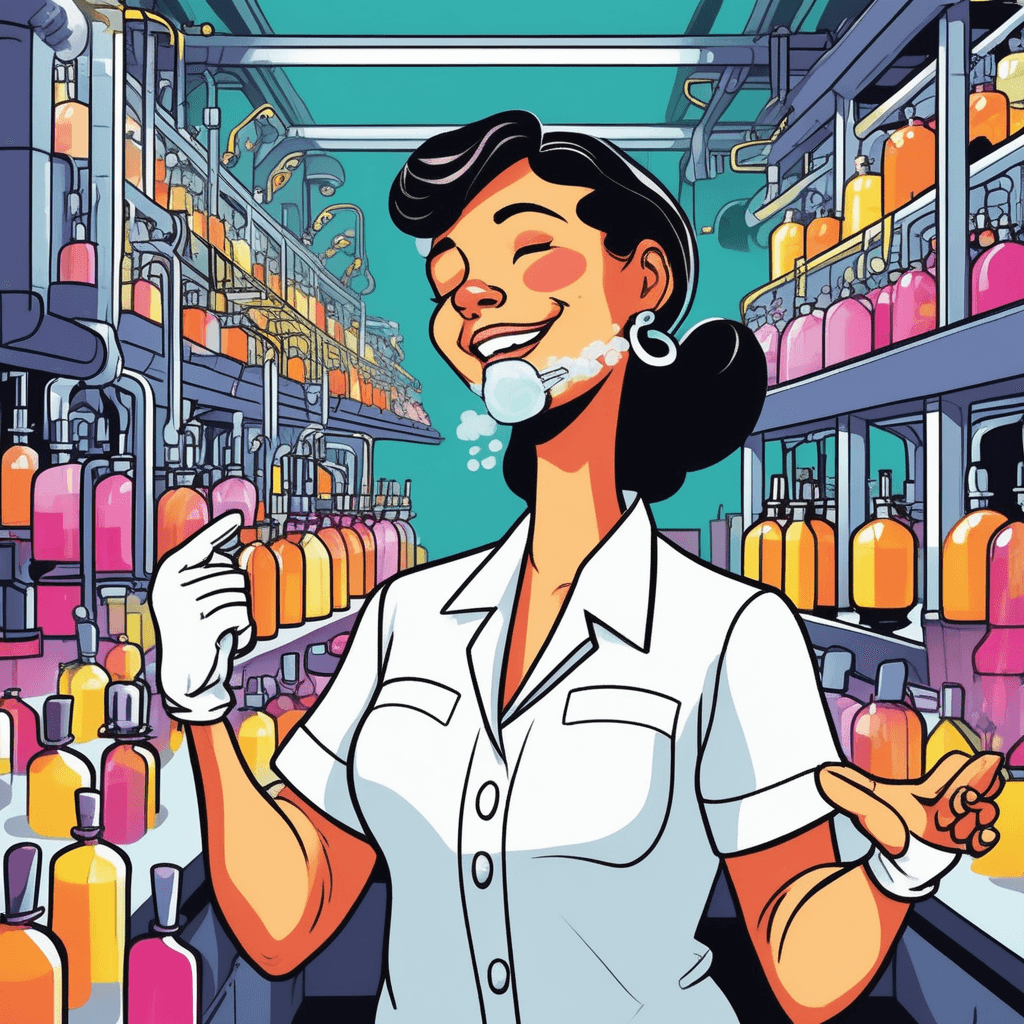 The olfactory test at the factory proves satisfactory!