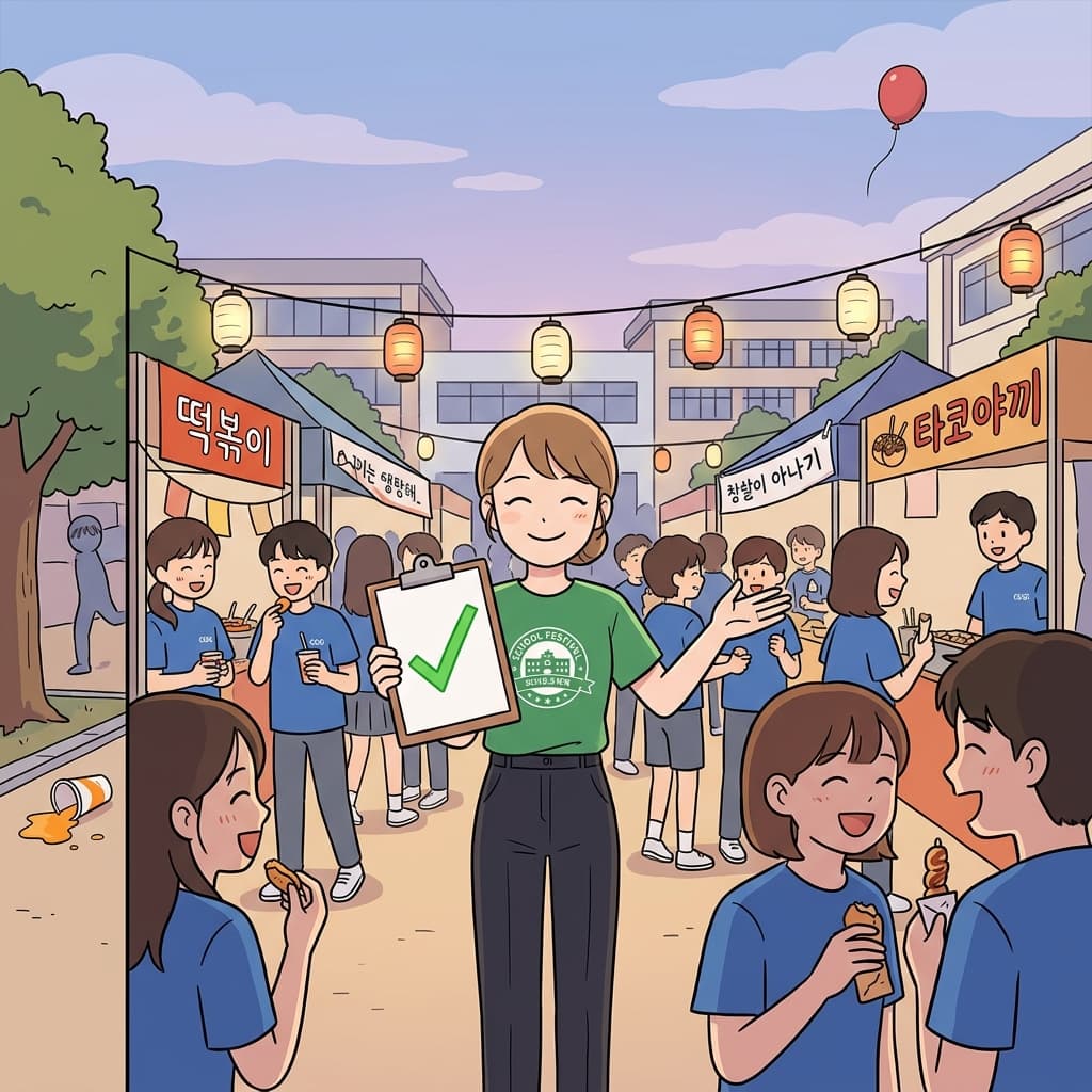 On the whole, the school festival went smoothly despite a few small hiccups.