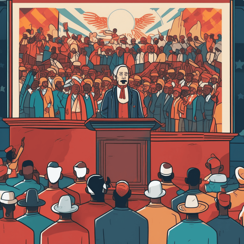 His oration inspires the nation, honoring our creation!