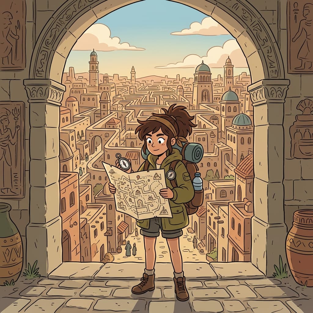 Orient yourself before you explore it.
