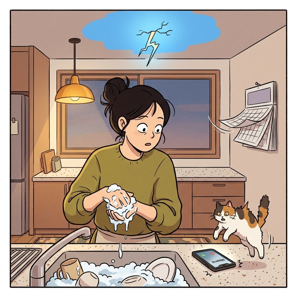 A childhood friend called her out of the blue after fifteen silent years.