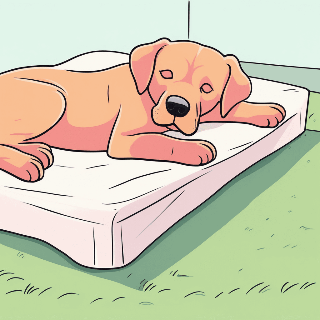 To lie over or upon something else, typically covering or resting on top of another layer or surface.