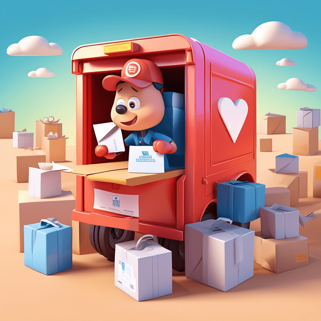 A postal service that delivers mail or packages by the next business day