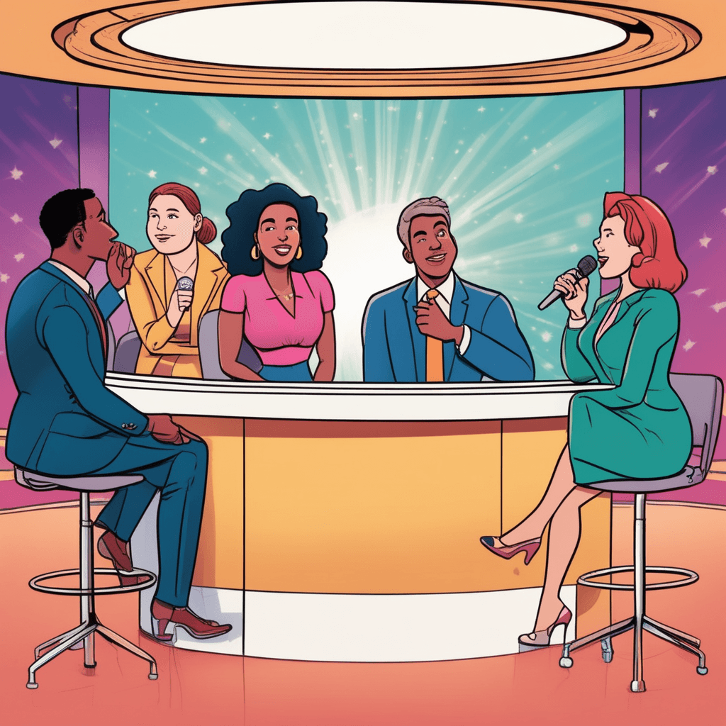 Television show panel discussion members
