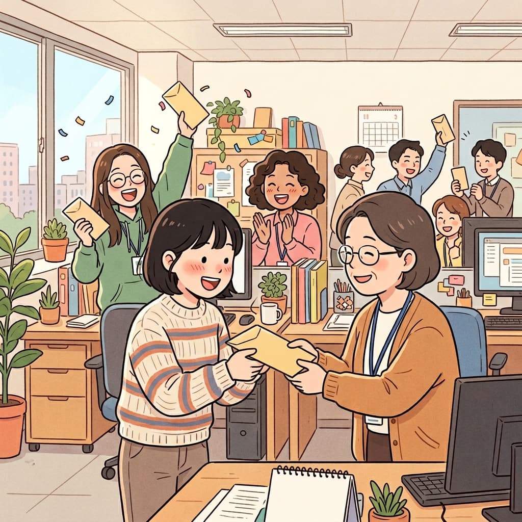 Receiving regular salary payment