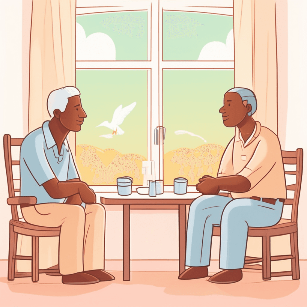 A person who helps end conflicts or arguments between others. Someone who works to create harmony and resolve disputes.