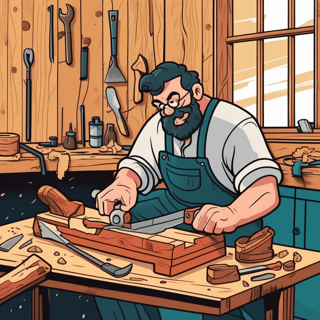 The carpenter's sharpener crafts precision sharper!