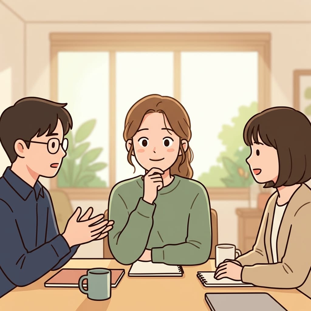 Her perception of the situation changed after hearing both sides of the story.