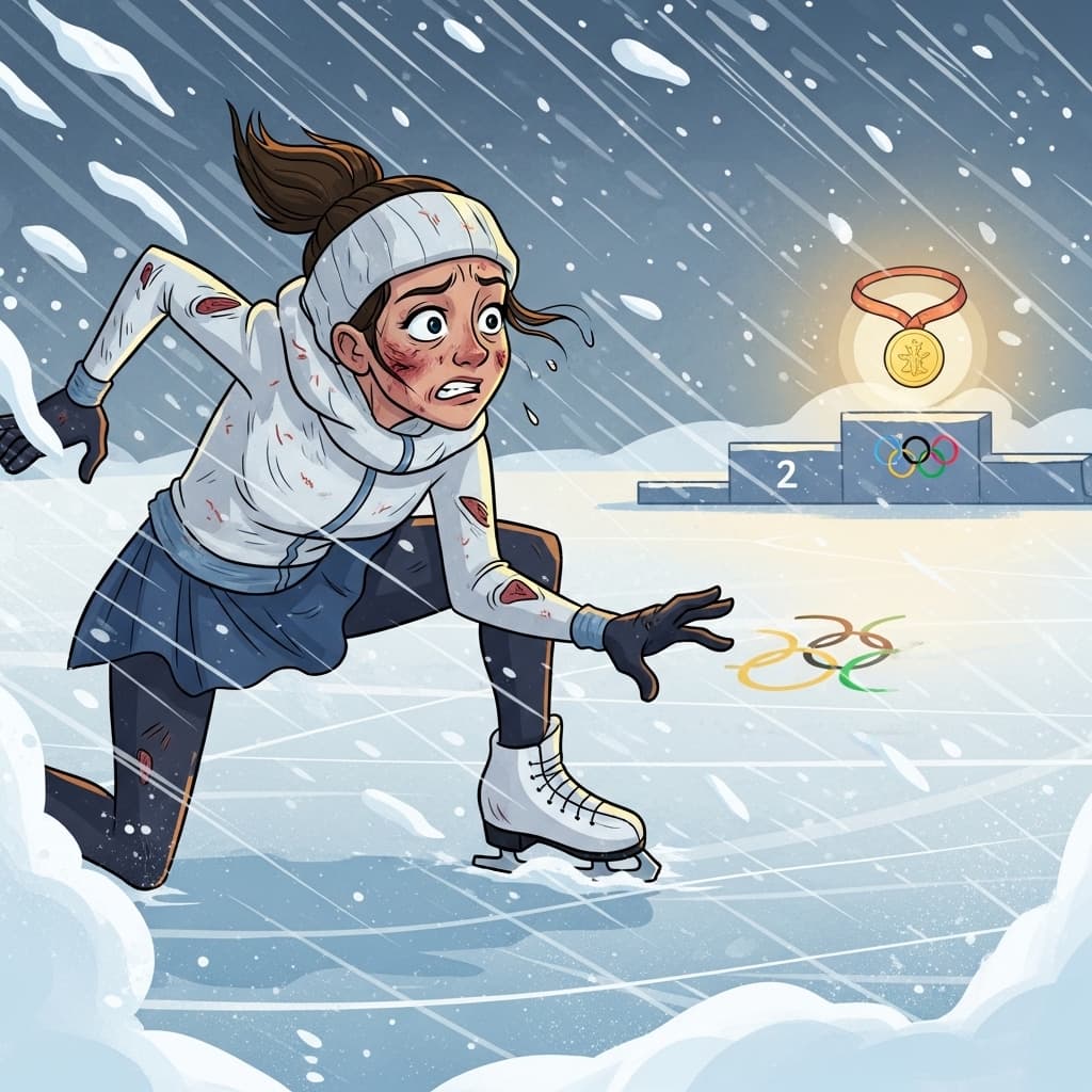 "Persevere through pain and fear — the medal shines for those who're here."
