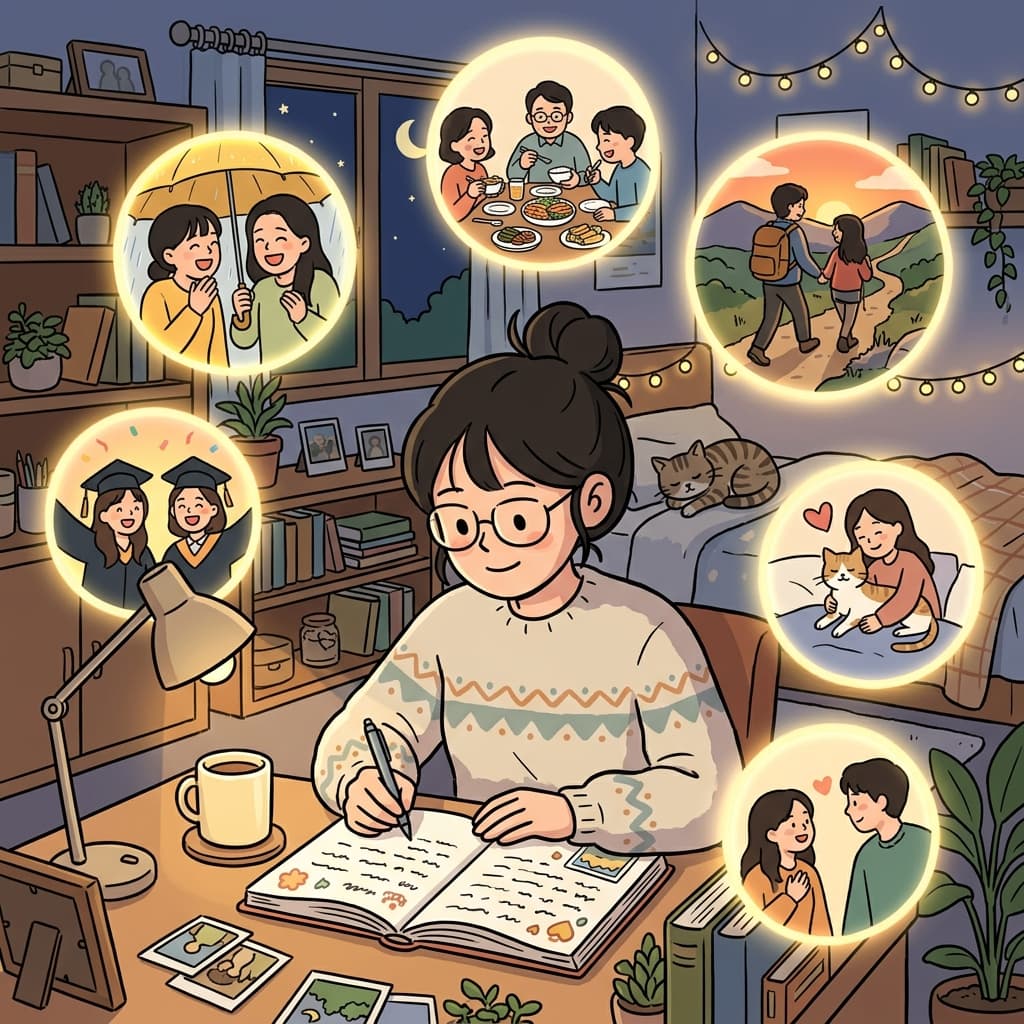 Her personal journal captured emotional moments she never wanted to forget.