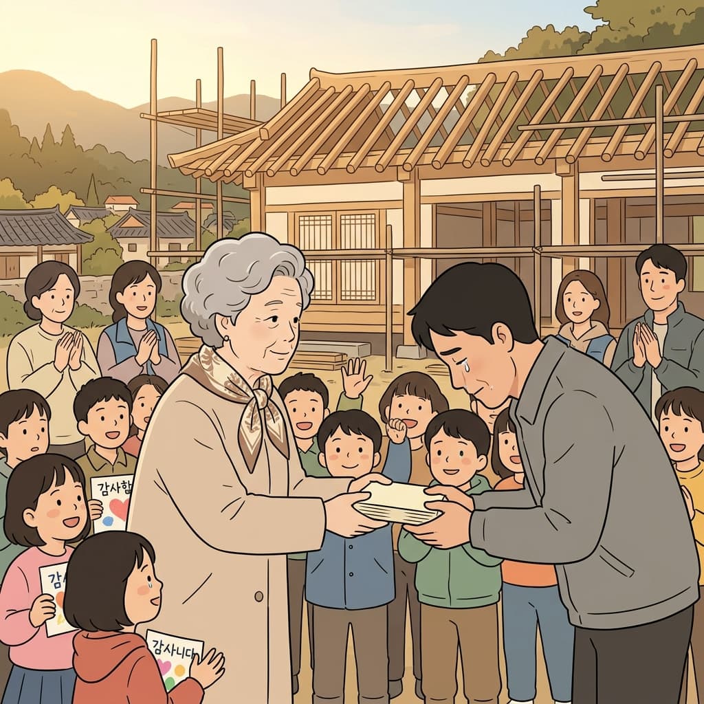 The philanthropist quietly donated millions to build schools for orphaned children.