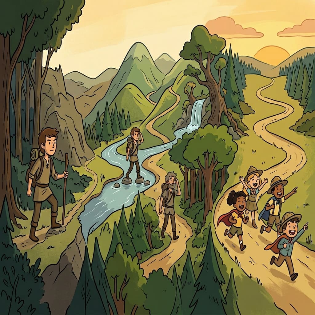 The pioneer chose to explore unknown lands and inspire future generations.