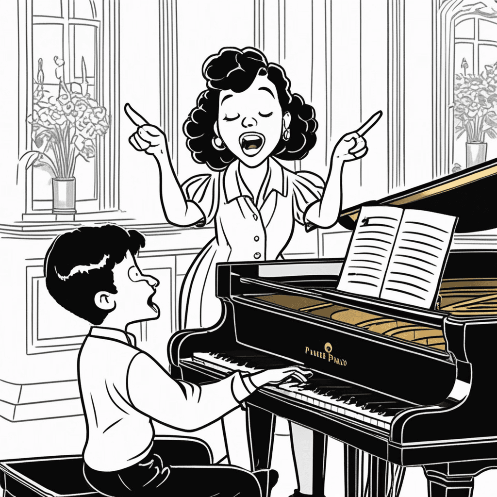 Teaching high and low musical pitch