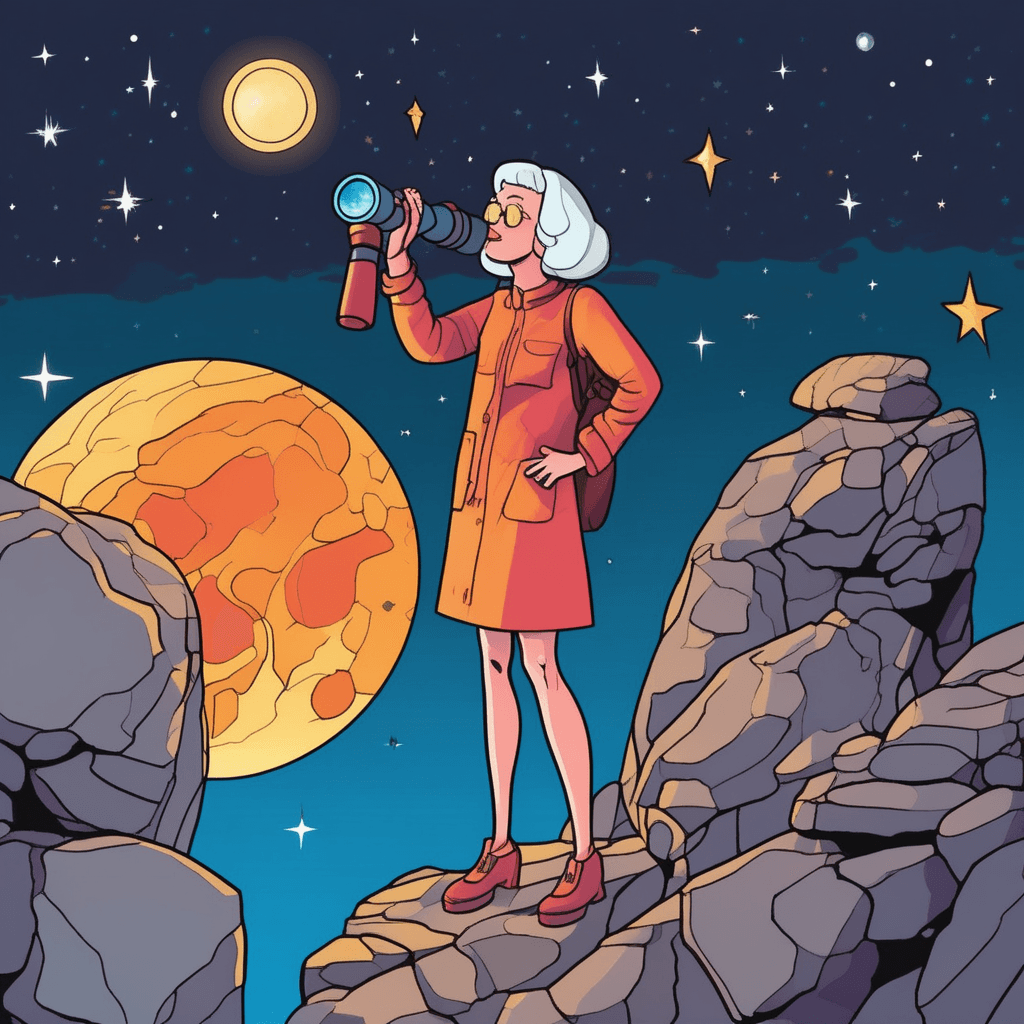 Janet discovers a planet from granite!