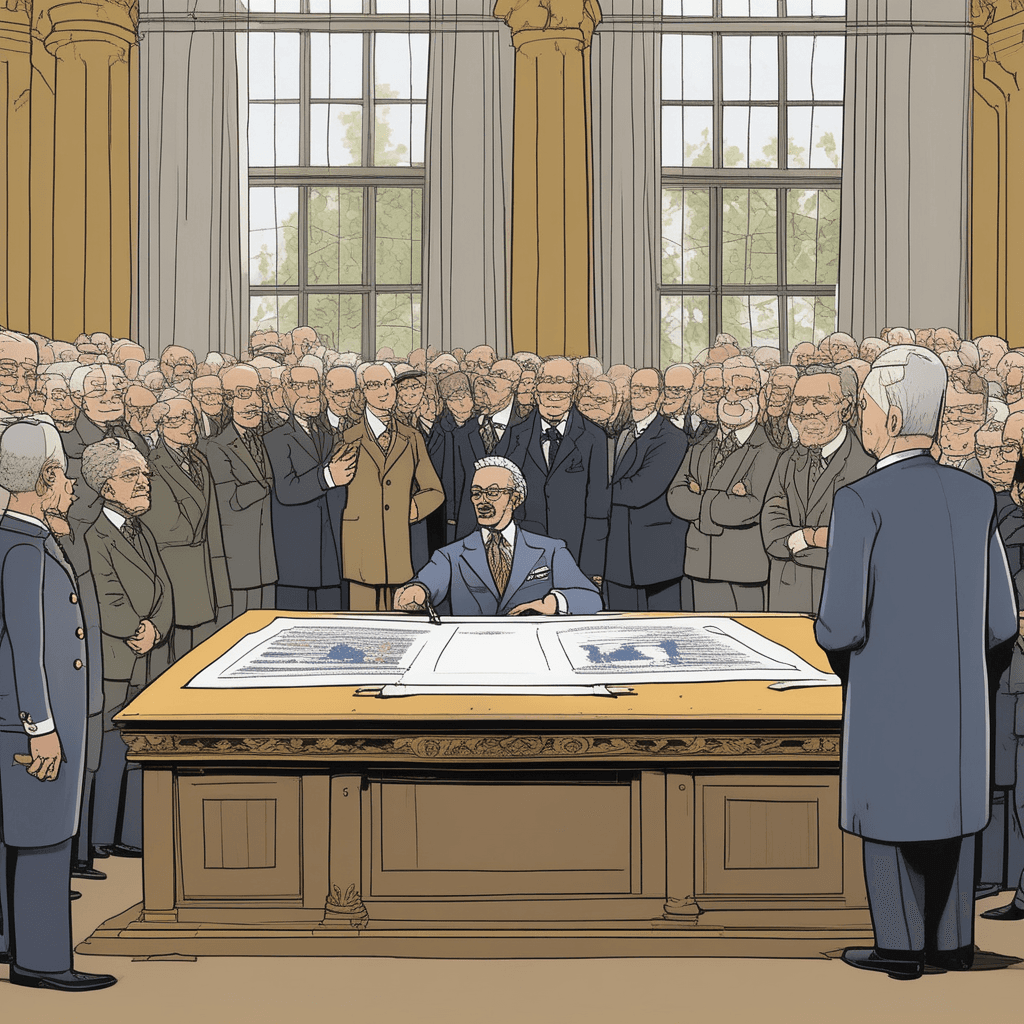 The plenipotentiary's revolutionary signature creates extraordinary change!