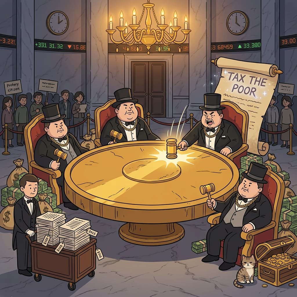In a plutocracy, the wealthiest citizens make every decision that shapes the city.