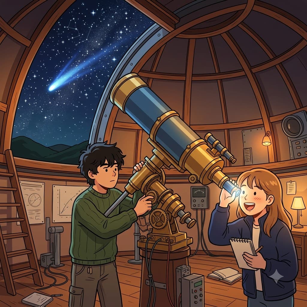 With perfect nighttime visibility and custom lens flexibility, the astronomer unlocked every possibility of discovering a new comet.